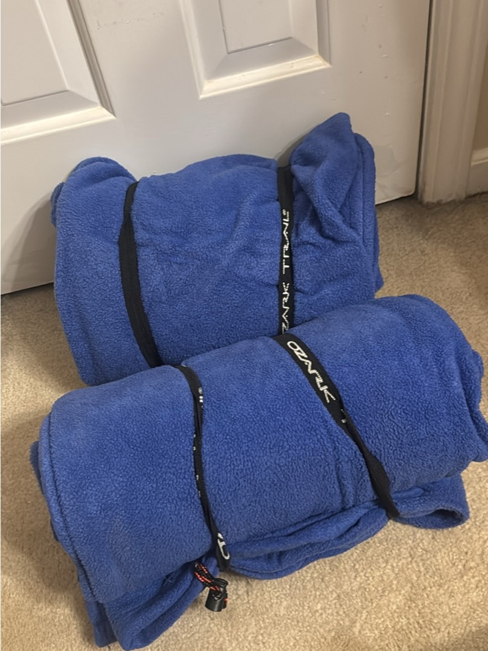 Ozark Trail Blue Fleece Lightweight sleeping bags or Sleeping bag liners